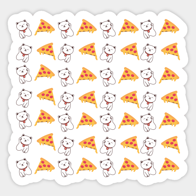 Pizza Is My Everything Sticker by novaispurple